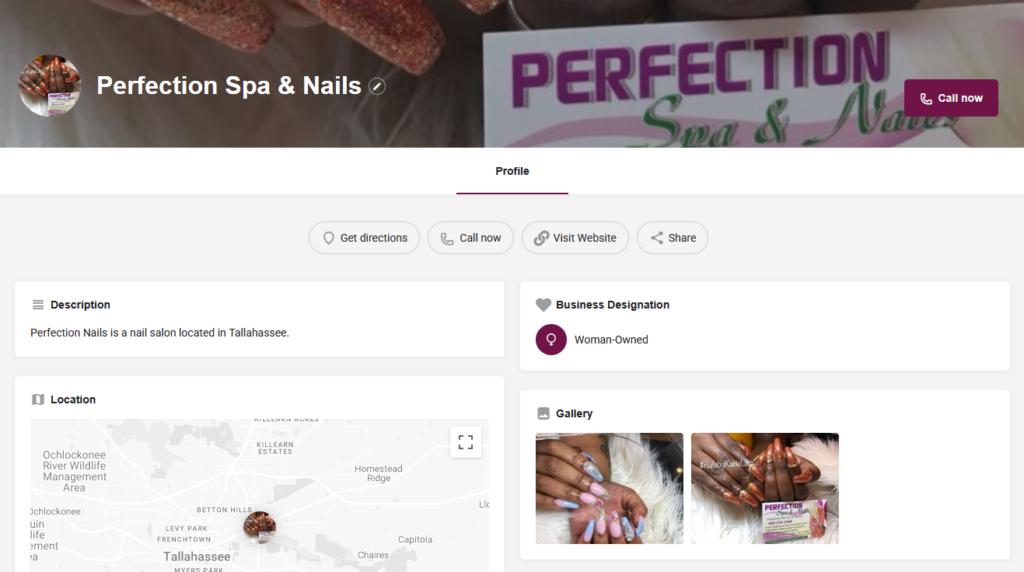 Local business listing in Tallahassee on LoveYourLocalTLH directory